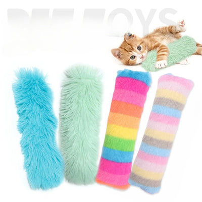 Catnip Toy Cats prodotto per animali domestici simpatici giocattoli per gatti per denti da gattino rettifica gatto peluche cuscino per il pollice accessori per animali domestici - My Store Pet