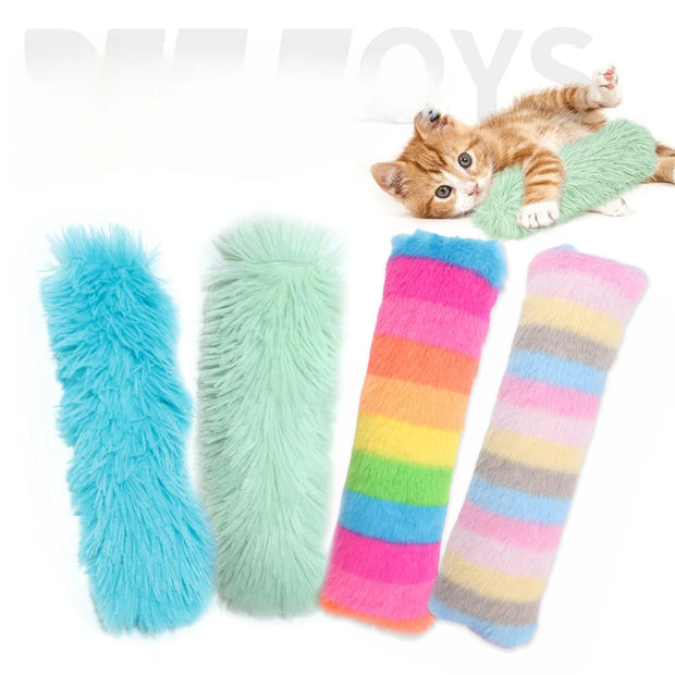 Catnip Toy Cats prodotto per animali domestici simpatici giocattoli per gatti per denti da gattino rettifica gatto peluche cuscino per il pollice accessori per animali domestici - My Store Pet