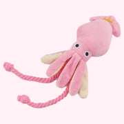 Il giocattolo in corda di peluche Supet Pet Octopus è resistente ai morsi, divertente e interattivo, adatto per uso interno ed esterno - My Store Pet