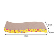 Tiragraffi per gatti Carta ondulata in cartone Protezione durevole per mobili Divano per animali domestici Letto antigraffio per gatti per gatti da interni Resto per gattini - My Store Pet