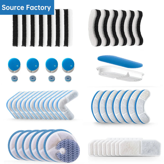 Accessori professionali per filtri per fontane per animali domestici all'ingrosso in fabbrica con sorgente filtrante per fontana per gatti - My Store Pet