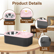 Fontana per animali domestici da 3 litri Fontana automatica per cibo per gatti Filtro Dispenser per bere animali domestici USB Muto elettrico per fontana con filtro intelligente per cani gatto - My Store Pet