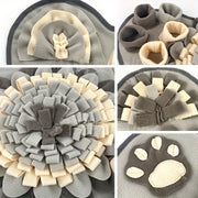 Tappetino per sniffare animali domestici per cani, tappetino da addestramento interattivo durevole per alimentazione lenta per cani per abilità di foraggiamento e alimentazione lenta - My Store Pet