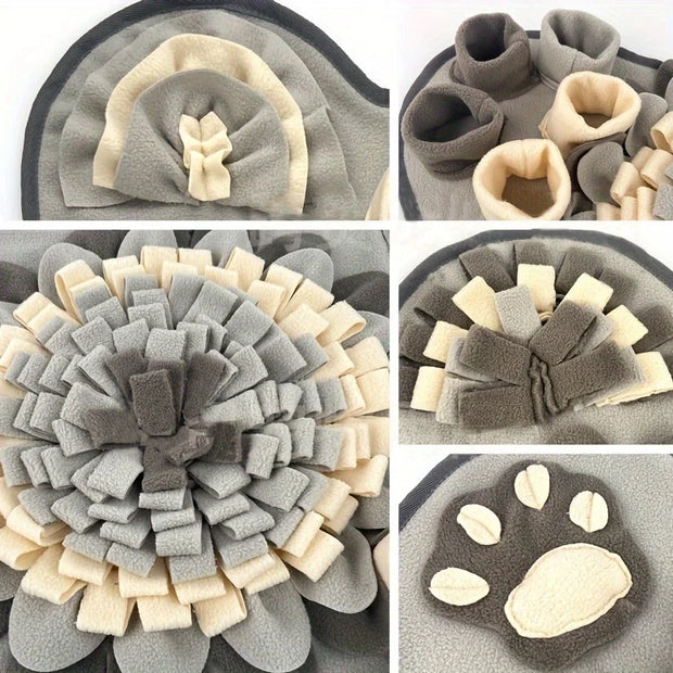Tappetino per sniffare animali domestici per cani, tappetino da addestramento interattivo durevole per alimentazione lenta per cani per abilità di foraggiamento e alimentazione lenta - My Store Pet