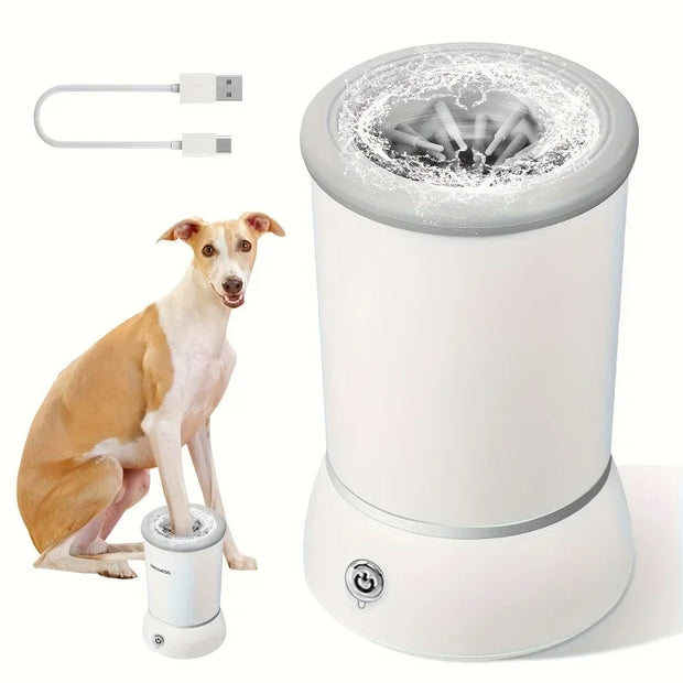 Pet Feet Washer electric Pet Paw Cleaner Automatic Pet Foot Cleaning Cup Portable Quick Low Noise Dog Cat Paw Cleaner - My Store Pet