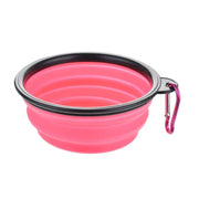 Ciotola portatile per alimenti per animali domestici Ciotola durevole in TPR Cibo per cani e gatti Ciotola pieghevole in silicone per animali domestici Ciotola portatile per alimenti per acqua all'aperto da viaggio - My Store Pet
