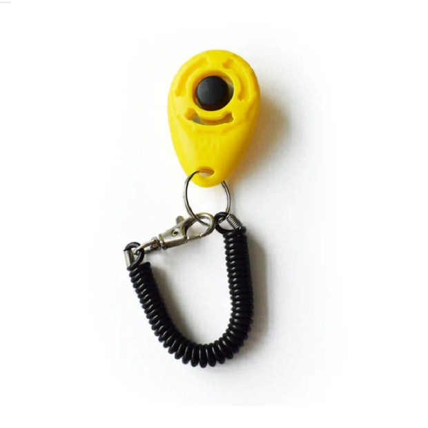 Clicker per addestramento del cane Pet Cat Dog Click Trainer Vari stili di aiuto Cinturino da polso regolabile Portachiavi con suono Repellente per cani Prodotto per animali domestici - My Store Pet
