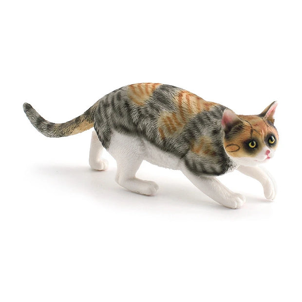 Modello simulato di gatto mucca Simpatico gattino per animali domestici Ornamento da tavolo Decorazione per gatti domestici - My Store Pet