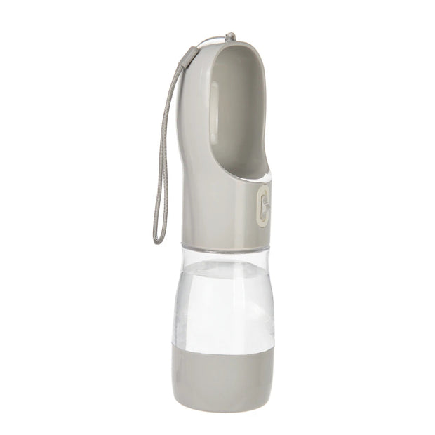 Dispenser portatile per bottiglie d'acqua per cani 2 in 1 Alimentatore per alimenti e acqua per animali domestici Camminate all'aperto Escursionismo Ciotole per cani di piccola taglia - My Store Pet