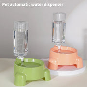 Bottiglia d'acqua per animali domestici Alimentazione automatica dell'acqua per una singola ciotola di acqua potabile Dispenser per ciotole per gatti per cuccioli Forniture per animali domestici - My Store Pet