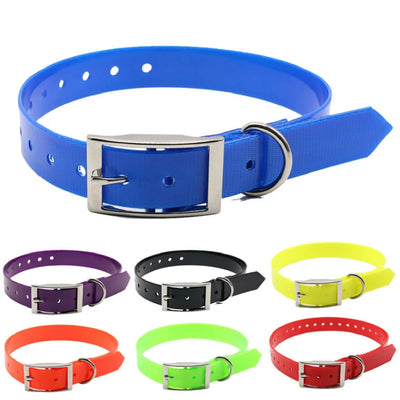 Collare per cani da compagnia di nuova moda TPU + nylon di alta qualità impermeabile deodorante resistente allo sporco collari facili da pulire 7 colori forniture per animali domestici - My Store Pet