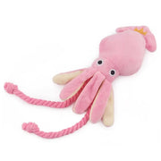 Il giocattolo in corda di peluche Supet Pet Octopus è resistente ai morsi, divertente e interattivo, adatto per uso interno ed esterno - My Store Pet