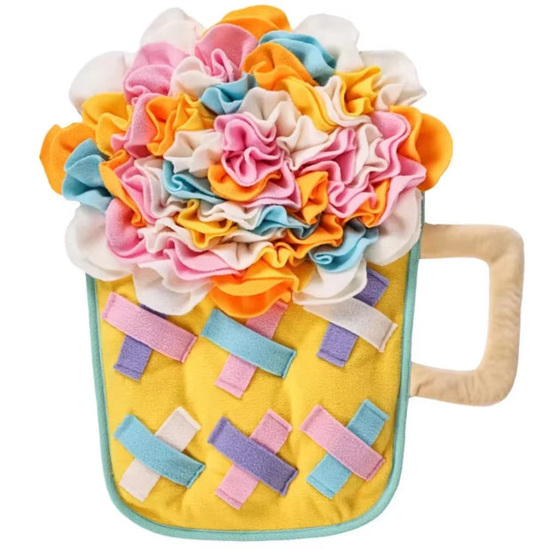 Cane Olfactory Tappeto Zerbino Sniffing Pad Puzzle per cani Ciotola per alimentazione lenta Dispenser di cibo Tappeto Naso Odore Formazione Lavabile Giocattoli per cani - My Store Pet