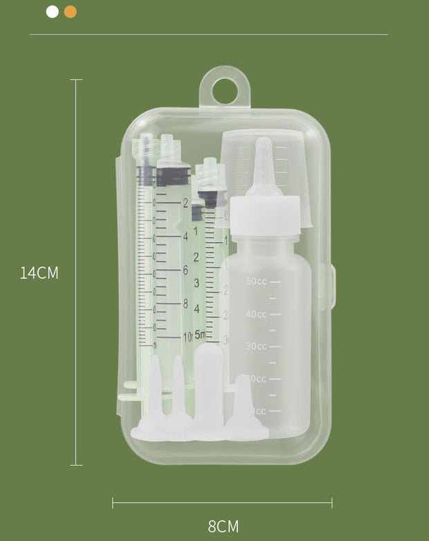 Set di dispositivi per l'alimentazione degli animali domestici Set di siringhe per biberon per la cura dei cani e gatti Dispositivo per l'alimentazione dei gattini appena nati con biberon Dispositivo per farmaci per cuccioli - My Store Pet