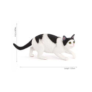 Modello simulato di gatto mucca Simpatico gattino per animali domestici Ornamento da tavolo Decorazione per gatti domestici - My Store Pet