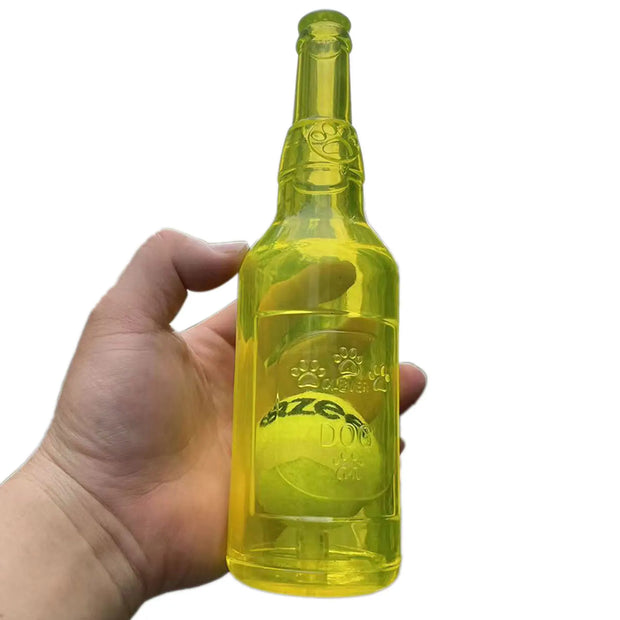 Giocattoli per cani da compagnia Giocattoli per animali domestici antistress potabili Bottiglia d'acqua in plastica Giocattoli croccanti con palla per interni ed esterni per gattini di gatto - My Store Pet