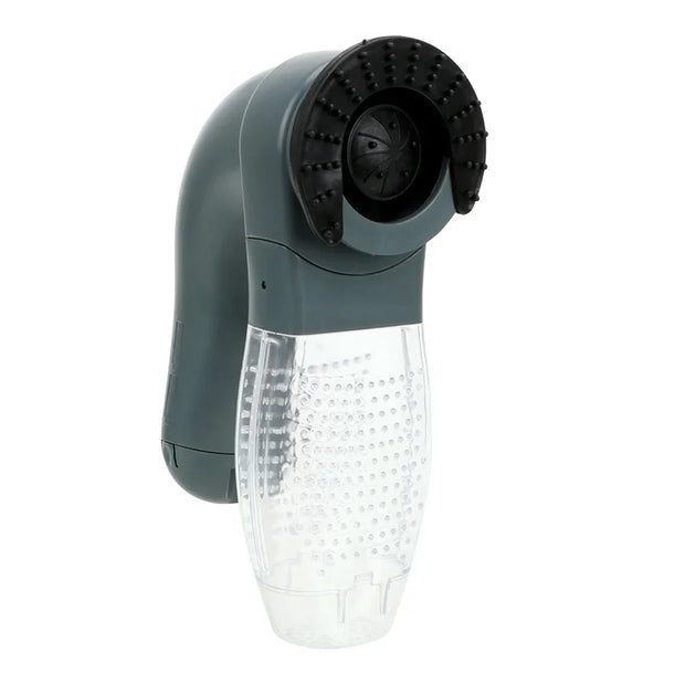 Ventosa elettrica per peli di animali domestici aspirapolvere portatile spazzola per la rimozione dei peli di pelliccia pettine per cani e gatti dispositivo di aspirazione per toelettatura accessori per animali domestici - My Store Pet