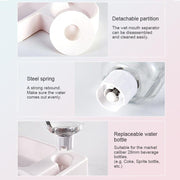 Alimentatore automatico per animali domestici da 500 ml Ciotola piccola Bere portatile Ciotola per cibo per cani e gatti Soggiorno Camera da letto Prodotti per animali Articoli per animali domestici - My Store Pet