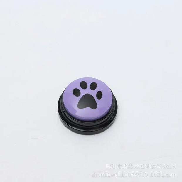 Pulsante di comunicazione per animali domestici Scatola audio per cani Addestramento Giocattoli parlanti Batteria a lunga durata Registrazione Altoparlante Spremere Dare voce - My Store Pet