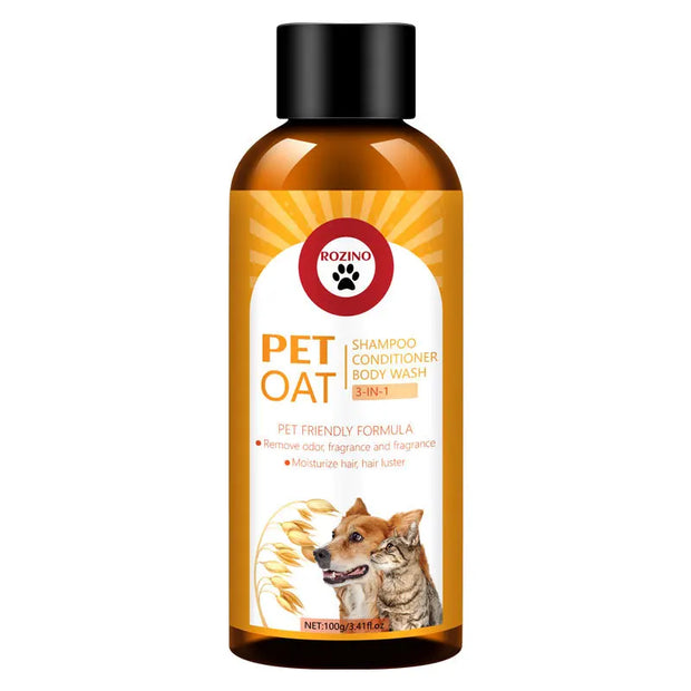 Shampoo e balsamo per animali domestici 3 in 1 Crema idratante senza zolfo organico a base vegetale senza strappo per animali domestici, gatti e cani - My Store Pet