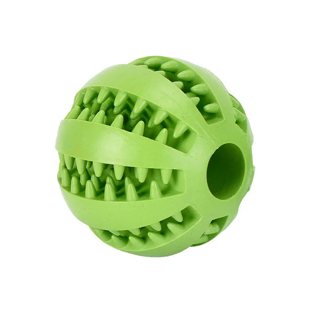 Palla giocattolo per cani Palline di gomma interattive Giocattoli da masticare per cuccioli Palla per la pulizia dei denti per animali domestici Gatti Animali domestici Alimentatore per dolcetti Palline in silicone Giocattolo - My Store Pet