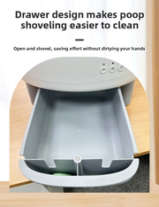 Toilette intelligente per gatti per animali domestici, lettiera elettrica per gatti, grande paletta automatica per cacca, lettiera per gatti per evitare schizzi all'esterno - My Store Pet