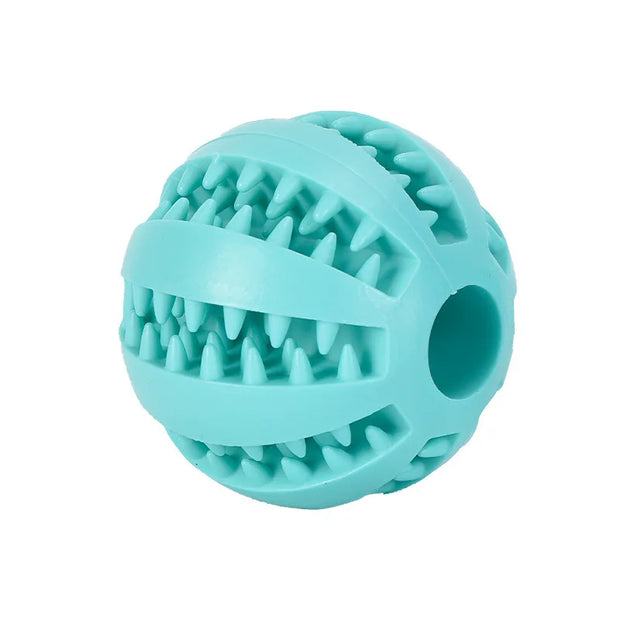 Palla giocattolo per cani Palline di gomma interattive Giocattoli da masticare per cuccioli Palla per la pulizia dei denti per animali domestici Gatti Animali domestici Alimentatore per dolcetti Palline in silicone Giocattolo - My Store Pet