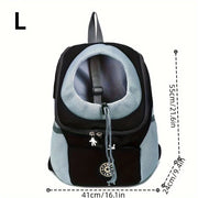 Zaini per cani, zaini per animali domestici, borse da viaggio per cani/gatti di piccola/media taglia, zaini frontali - My Store Pet