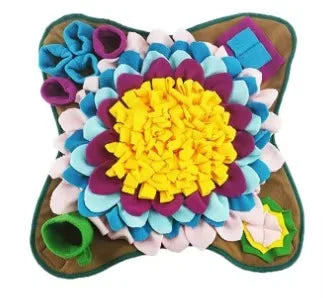 Cane Olfactory Tappeto Zerbino Sniffing Pad Puzzle per cani Ciotola per alimentazione lenta Dispenser di cibo Tappeto Naso Odore Formazione Lavabile Giocattoli per cani - My Store Pet