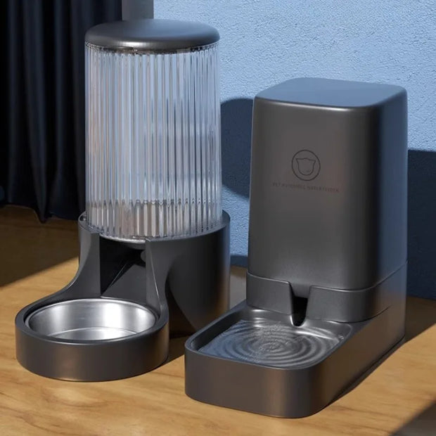 Distributore d'acqua per gatti Alimentatori e fontana a prova di umidità Design staccabile di grande capacità Accessori per gatti per gatti - My Store Pet