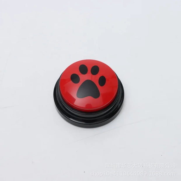 Pulsante di comunicazione per animali domestici Scatola audio per cani Addestramento Giocattoli parlanti Batteria a lunga durata Registrazione Altoparlante Spremere Dare voce - My Store Pet
