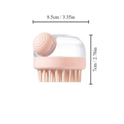 1pc Pet Bath Brush Silicone morbido con Dispenser di Shampoo massaggio delicato per toelettatura e pulizia di pellicce e capelli - My Store Pet