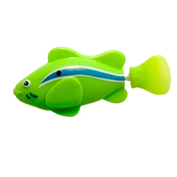 Giocattolo per gatti LED Induttivo Interattivo Nuoto Robot Pesce Giocattoli Incandescente Pesci elettrici Stimolare la caccia del gattino Instinct Prodotti per animali domestici - My Store Pet