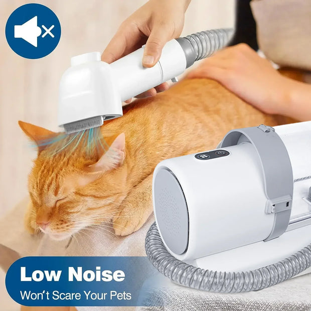 Il Kit per la toelettatura del cane per animali domestici Include 4 pettini per tagliacapelli aspirapolvere da 2,5 litri e 5 strumenti per la toelettatura degli animali domestici per lo spargimento - My Store Pet