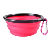 Ciotola per mangiatoia per animali domestici Ciotola pieghevole per cani da viaggio in silicone Ciotola per acqua portatile da passeggio per ciotole per gatti di taglia piccola e media Piatto per mangiare animali domestici - My Store Pet