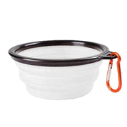 Ciotola per mangiatoia per animali domestici Ciotola pieghevole per cani da viaggio in silicone Ciotola per acqua portatile da passeggio per ciotole per gatti di taglia piccola e media Piatto per mangiare animali domestici - My Store Pet