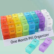 31-Days Pet Pill Organizer – Twice Daily Pill Box for Dogs & Cats with AM/PM Compartments - My Store Pet