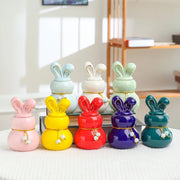 Mini Ceramic Pet Urn – Small Keepsake for Dog, Cat, Bunny Ashes & Memorial Tribute