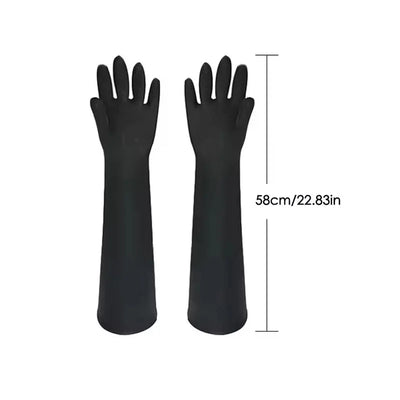 Double-Layer Leather Pet Gloves – Bite & Scratch Resistant Waterproof Animal Handling Protection - My Store Pet