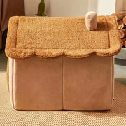 Foldable Pet House Removable Washable Cat House Puppy Cave Sofa Pet Bed House for Extra Small Dogs and Small and Medium Cats - My Store Pet