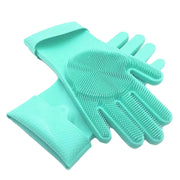 10PCS Silicone Cleaning Gloves with Convex Points – Multi-Purpose Pet & Kitchen Washing Gloves - My Store Pet