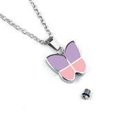 Butterfly Urn Necklace for Ashes – Stainless Steel Memorial Cremation Jewelry Pendant with Funnel Kit - My Store Pet