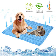 Dog Cooling Mat – Extra Large Ice Pad Blanket for Small & Big Dogs and Cats, Summer Pet Cooling Bed - My Store Pet