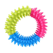 Durable Rubber Chew Toy for Small Dogs – Teeth Cleaning & Bite-Resistant Puppy Training Toy - My Store Pet