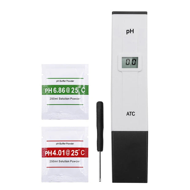 Digital PH Meter Tester – Accurate Water Quality & Acidity Tester for Aquarium, Pool, Hydroponics & Home Brewing (0-14 pH)