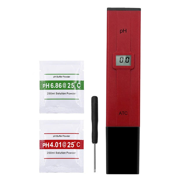 Digital PH Meter Tester – Accurate Water Quality & Acidity Tester for Aquarium, Pool, Hydroponics & Home Brewing (0-14 pH)