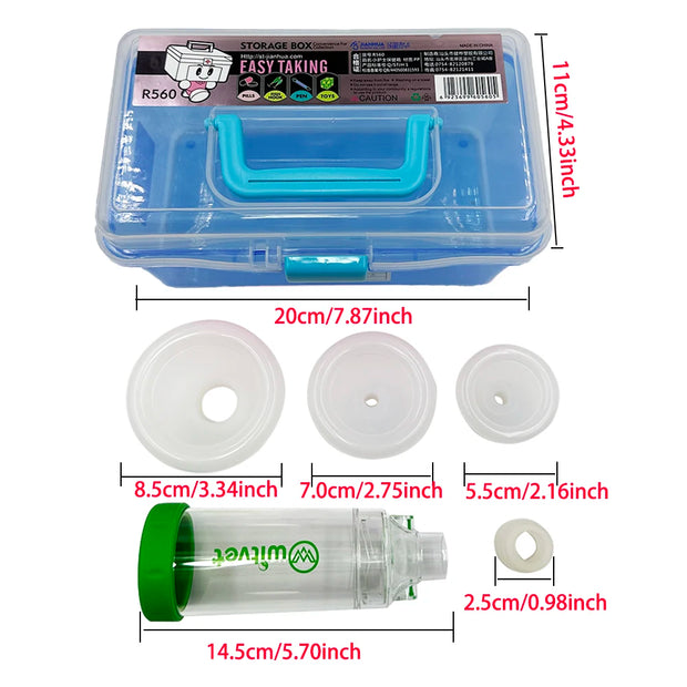 Pet Inhalation Nebulizer Spacer with Mask – Manual Aerosol Chamber for Cats & Dogs - My Store Pet