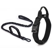 Reflective Tactical Dog Collar & Leash Set – Durable Nylon Training Gear for Large Dogs - My Store Pet