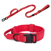 Reflective Dog Collar & Leash Set – Durable Nylon Tactical Training Set for Large Dogs - My Store Pet