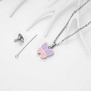 Butterfly Urn Necklace for Ashes – Stainless Steel Memorial Cremation Jewelry Pendant with Funnel Kit - My Store Pet
